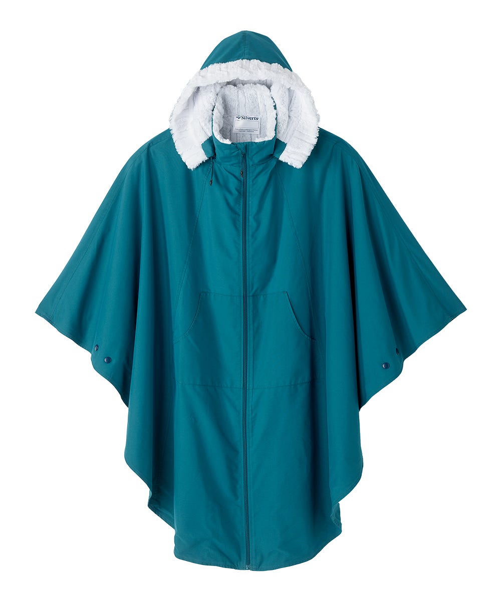 Unisex Luxurious Fur-Lined Winter Wheelchair Cape - Misc image 1