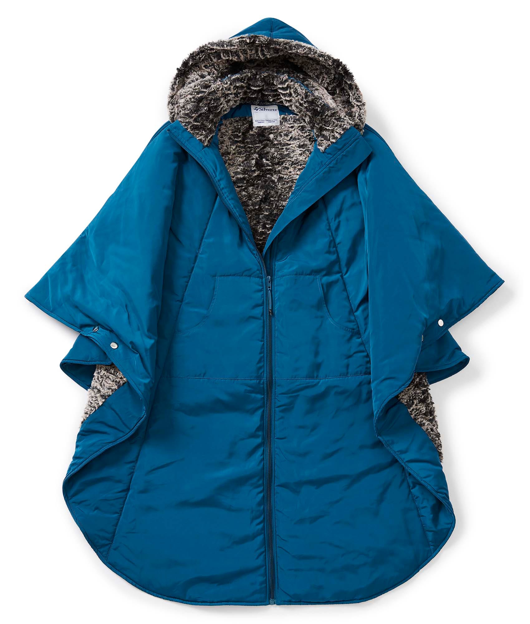 Unisex Luxurious Fur-Lined Winter Wheelchair Cape - Misc image 11