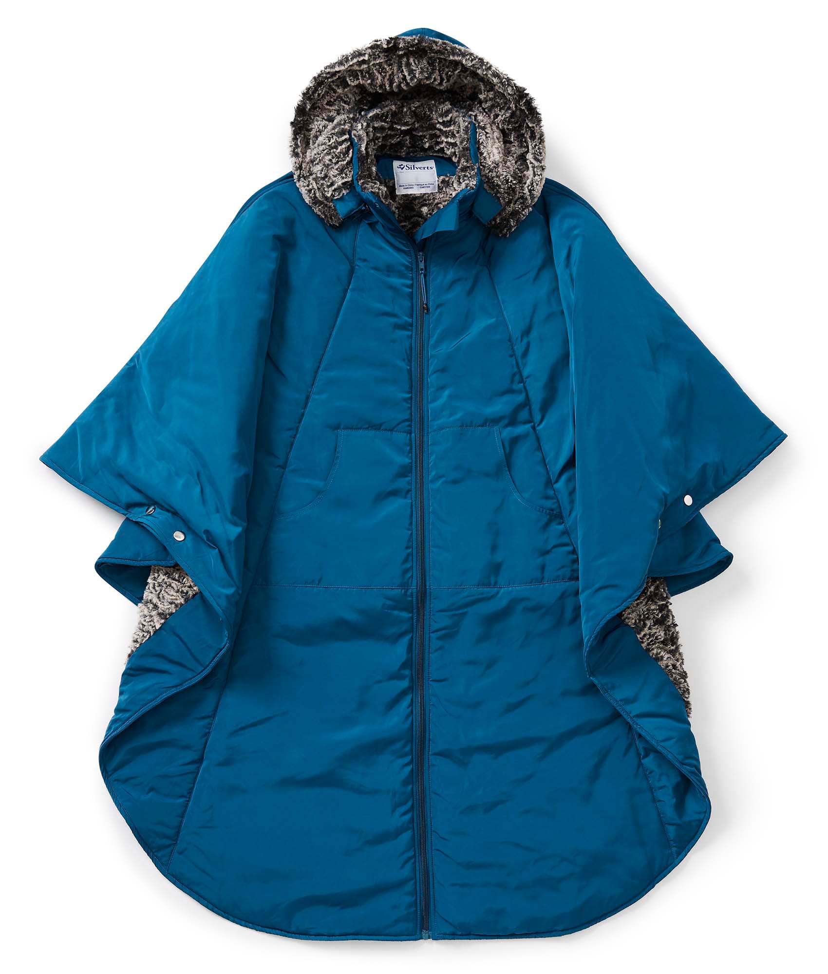 Unisex Luxurious Fur-Lined Winter Wheelchair Cape - Misc image 12