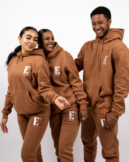 E's Element Essential Sweatsuit Set In Brown Sugar - Apparel image 7