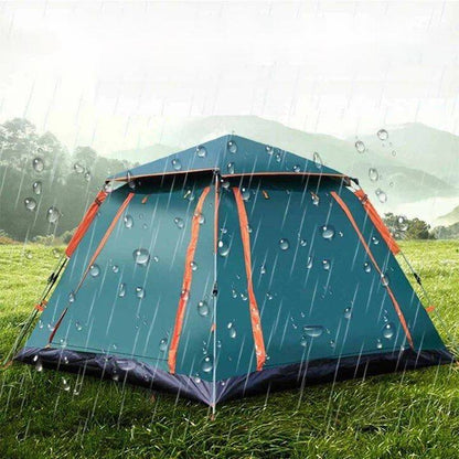 Family Camping Tent - Automatic Setup, Waterproof, All Seasons, Ideal for Camping, Beach, Hiking (3-4 & 5-6 Person Sizes) with Carrying Bag - Misc image 3