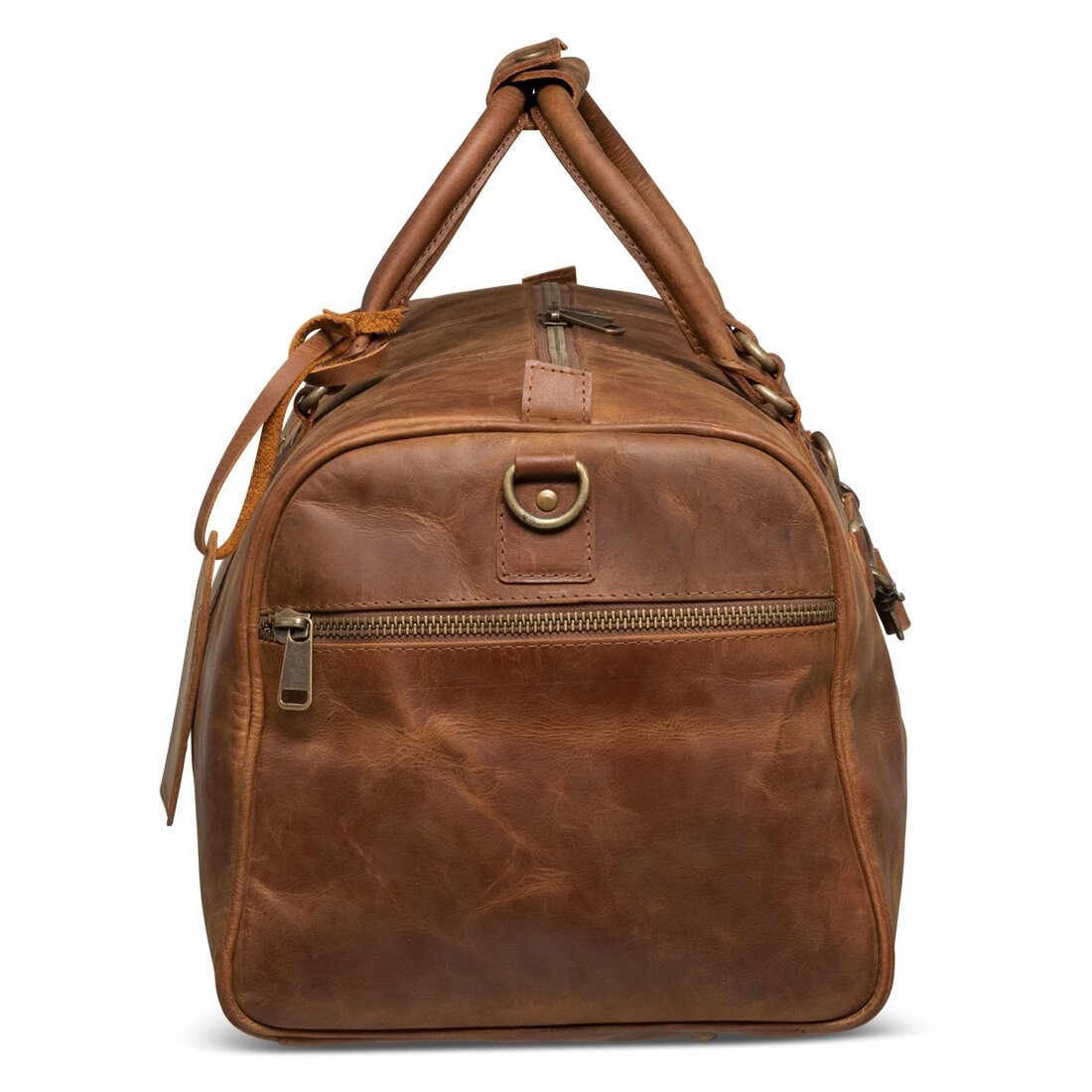 Traveler 45L Leather Duffle - Saddle Brown - Accessories image 7