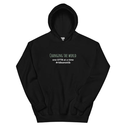 "Changing The World One OTTB at a Time" Unisex Hoodie - Apparel image 1