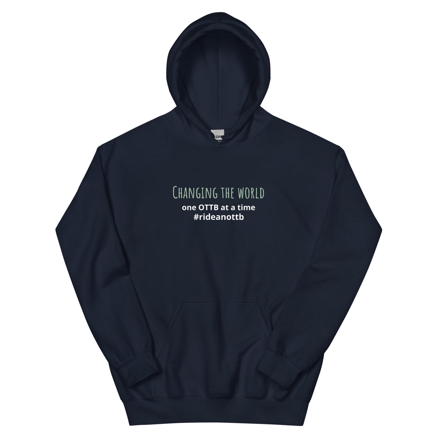 "Changing The World One OTTB at a Time" Unisex Hoodie - Apparel image 3