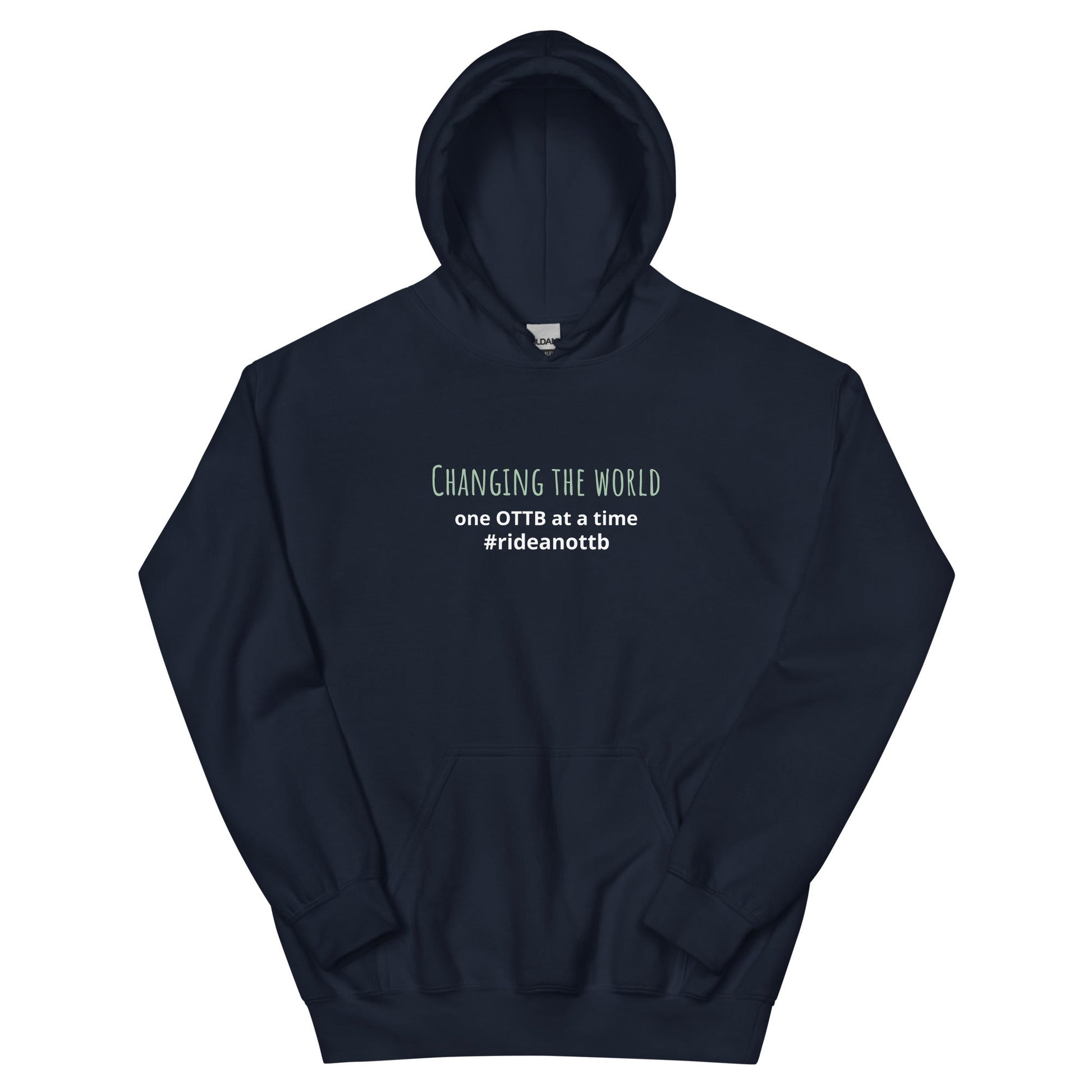 "Changing The World One OTTB at a Time" Unisex Hoodie - Apparel image 3