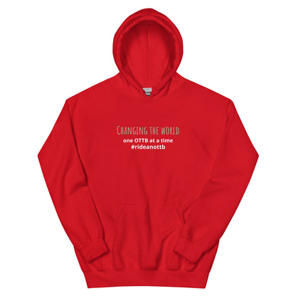 "Changing The World One OTTB at a Time" Unisex Hoodie - Apparel image 4