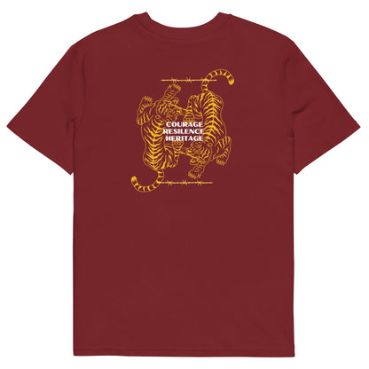 Courage, Resilience and Courage Unisex organic cotton t-shirt - Apparel image 12