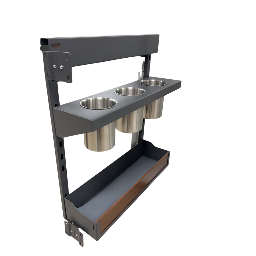 Utensil Side Rack (Dark Grey) - Kitchen & Dining image 2