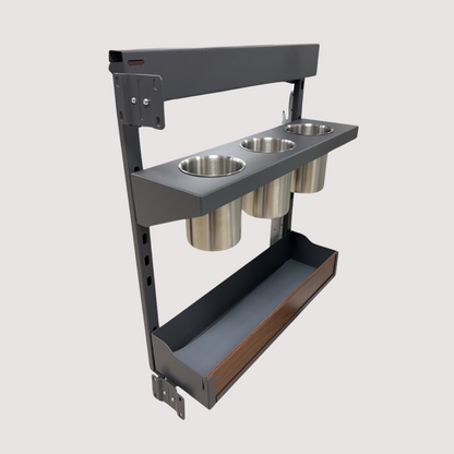 Utensil Side Rack (Dark Grey) - Kitchen & Dining image 1