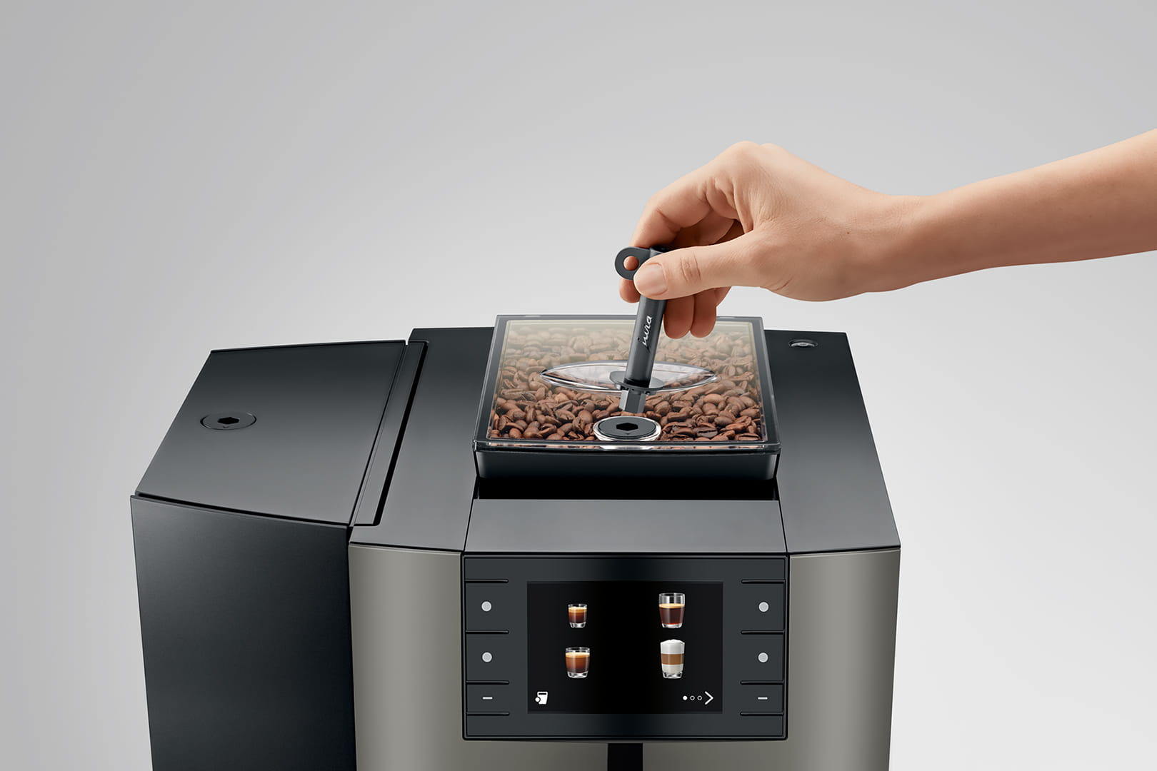 Jura - X10 Dark Inox Professional Superautomatic Espresso Machine - 15669 - Toys & Games image 7
