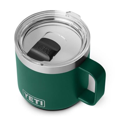 YETI Rambler 14 oz. Ceramic Lined Mug with MagSlider Lid, Black Forest Green - Misc image 4