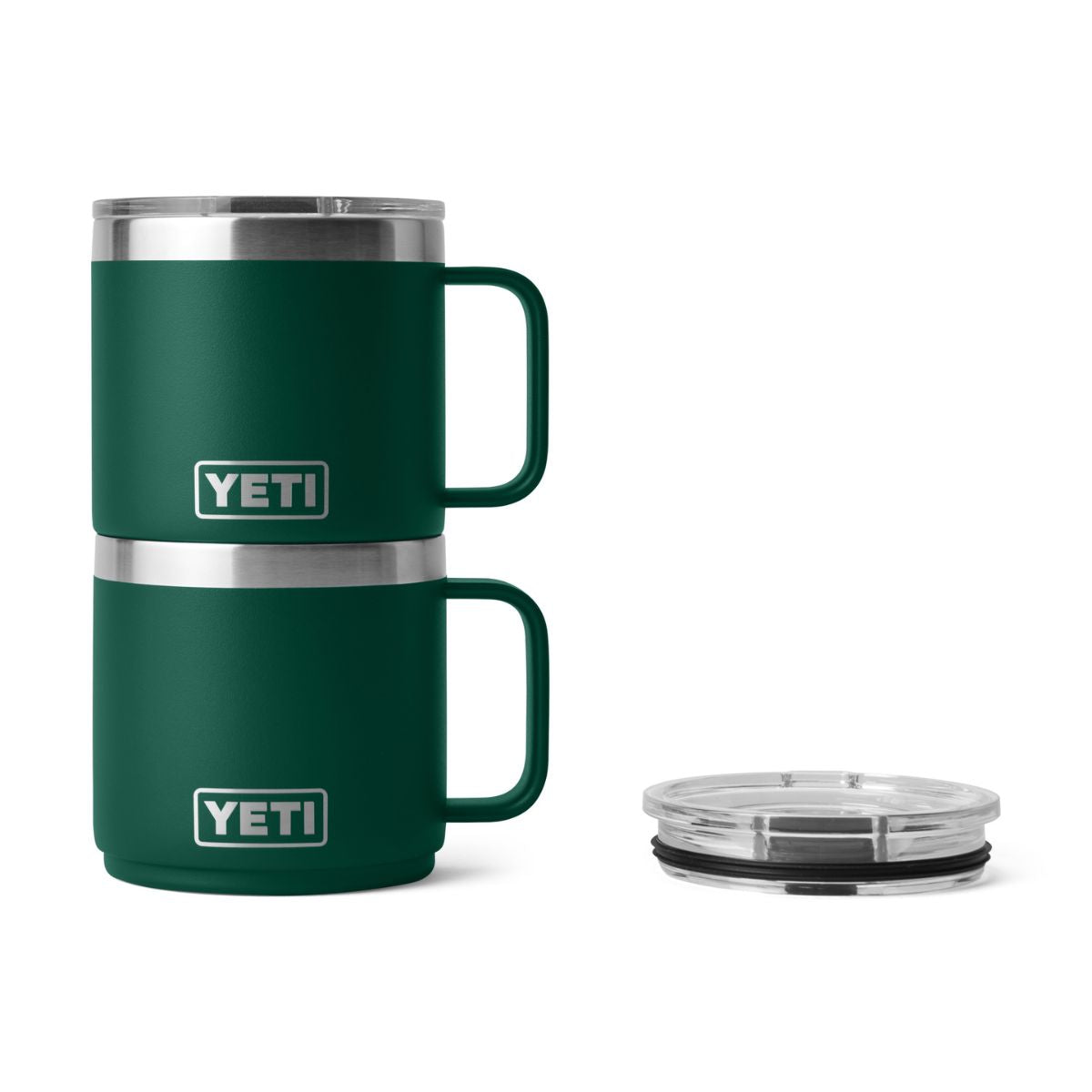YETI Rambler 14 oz. Ceramic Lined Mug with MagSlider Lid, Black Forest Green - Misc image 5